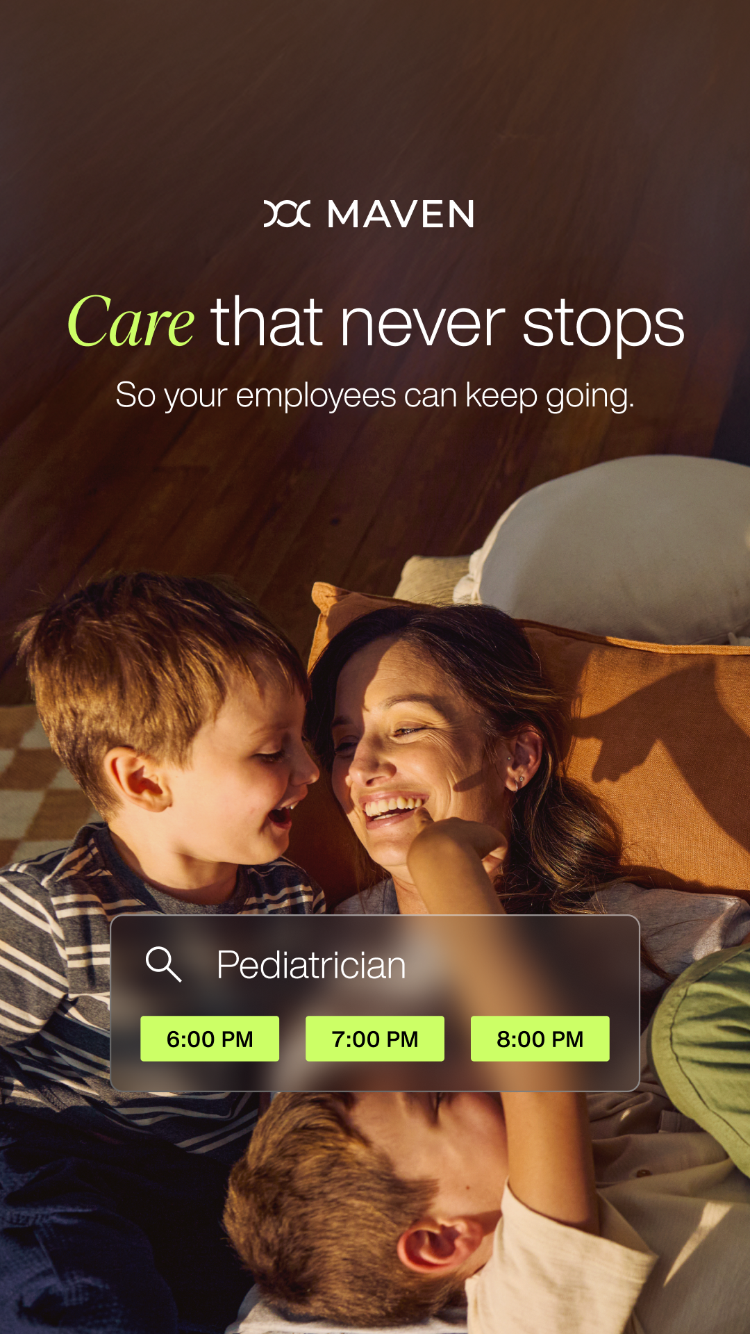 Maven Clinic Facebook ad