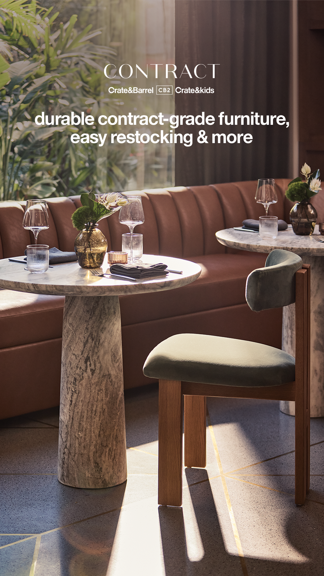 Crate and Barrel Facebook ad