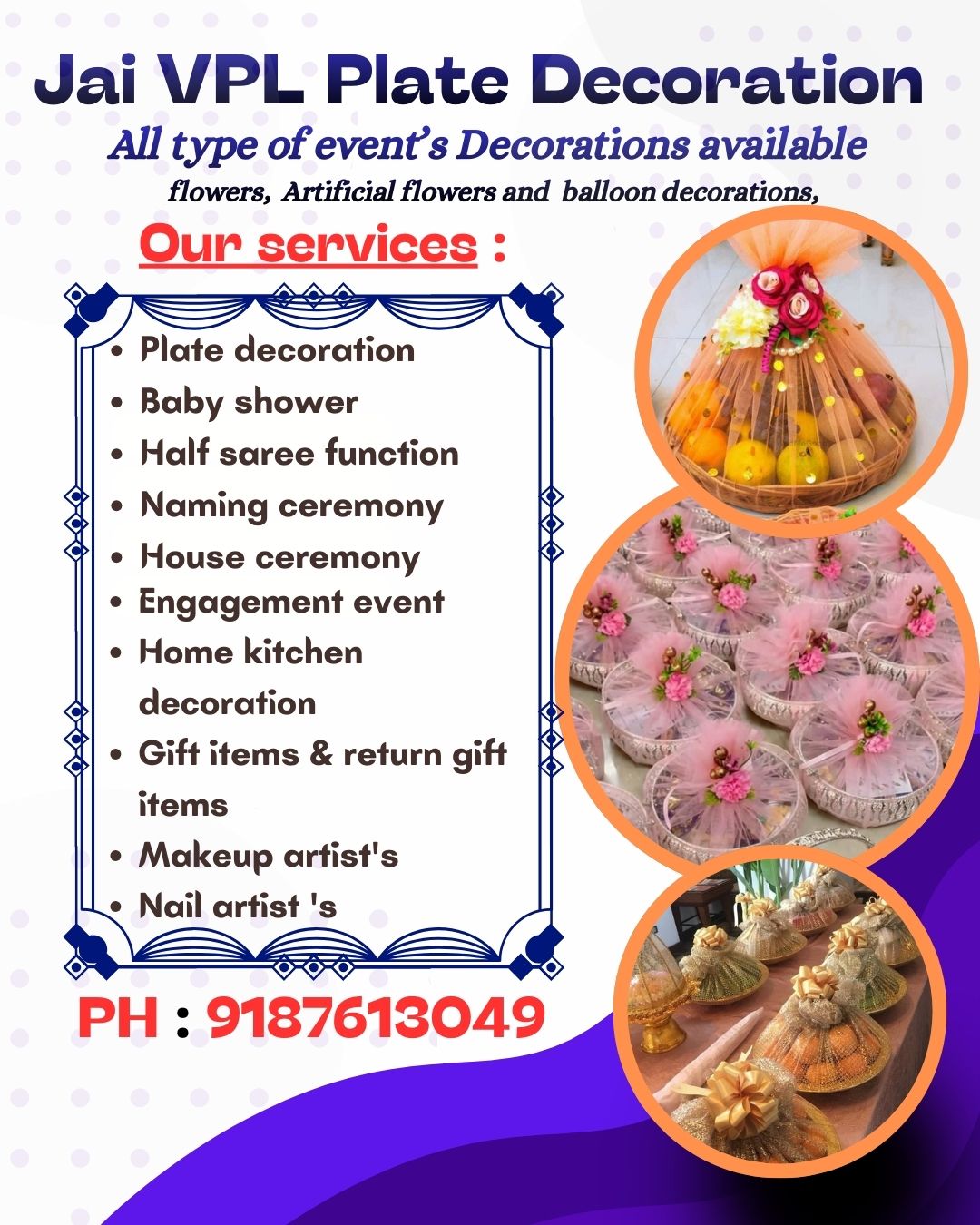 Baloon Event Facebook ad: Bright balloons, fresh flowers, and creative designs…
