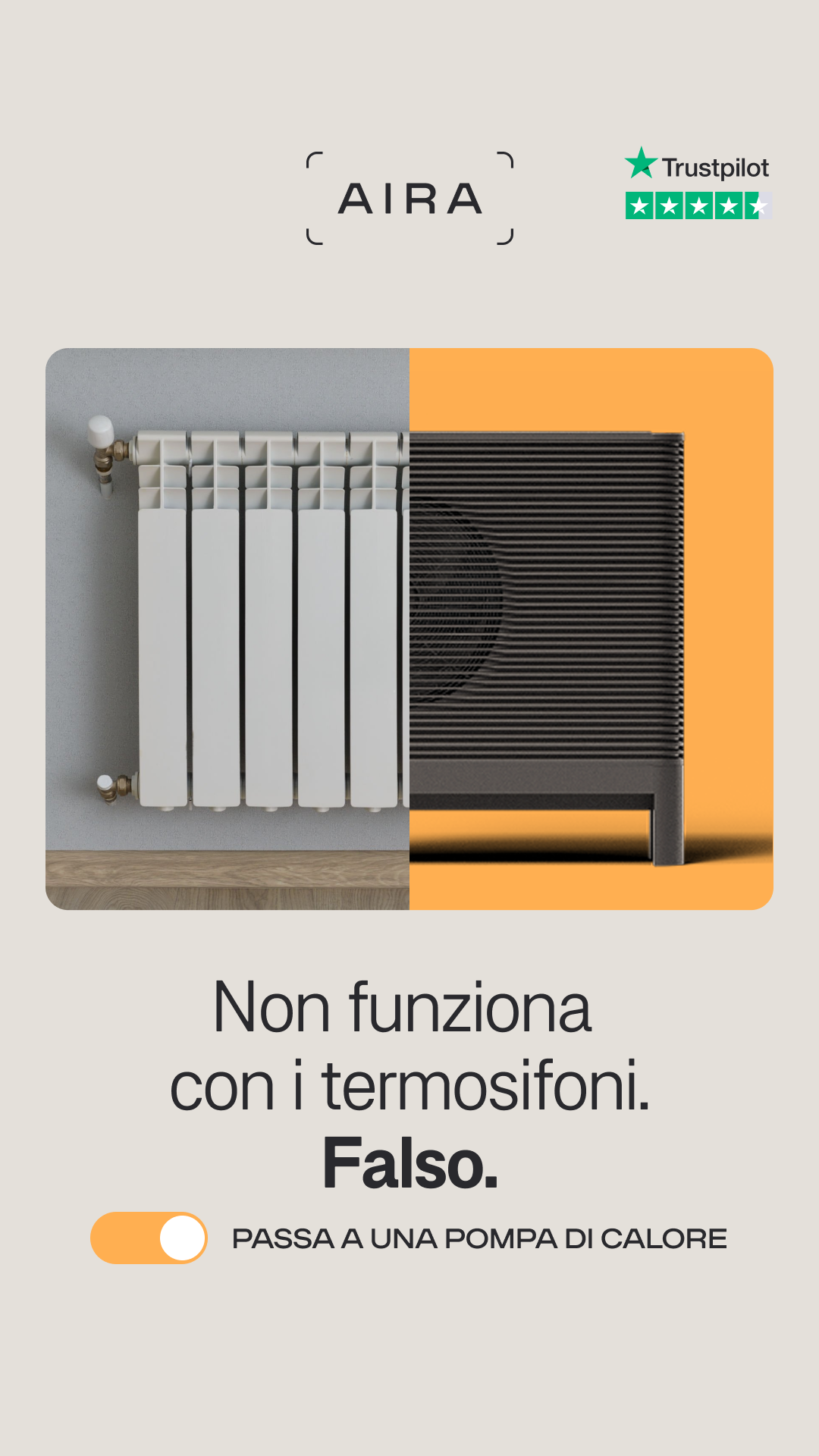 Aira Italia Facebook ad