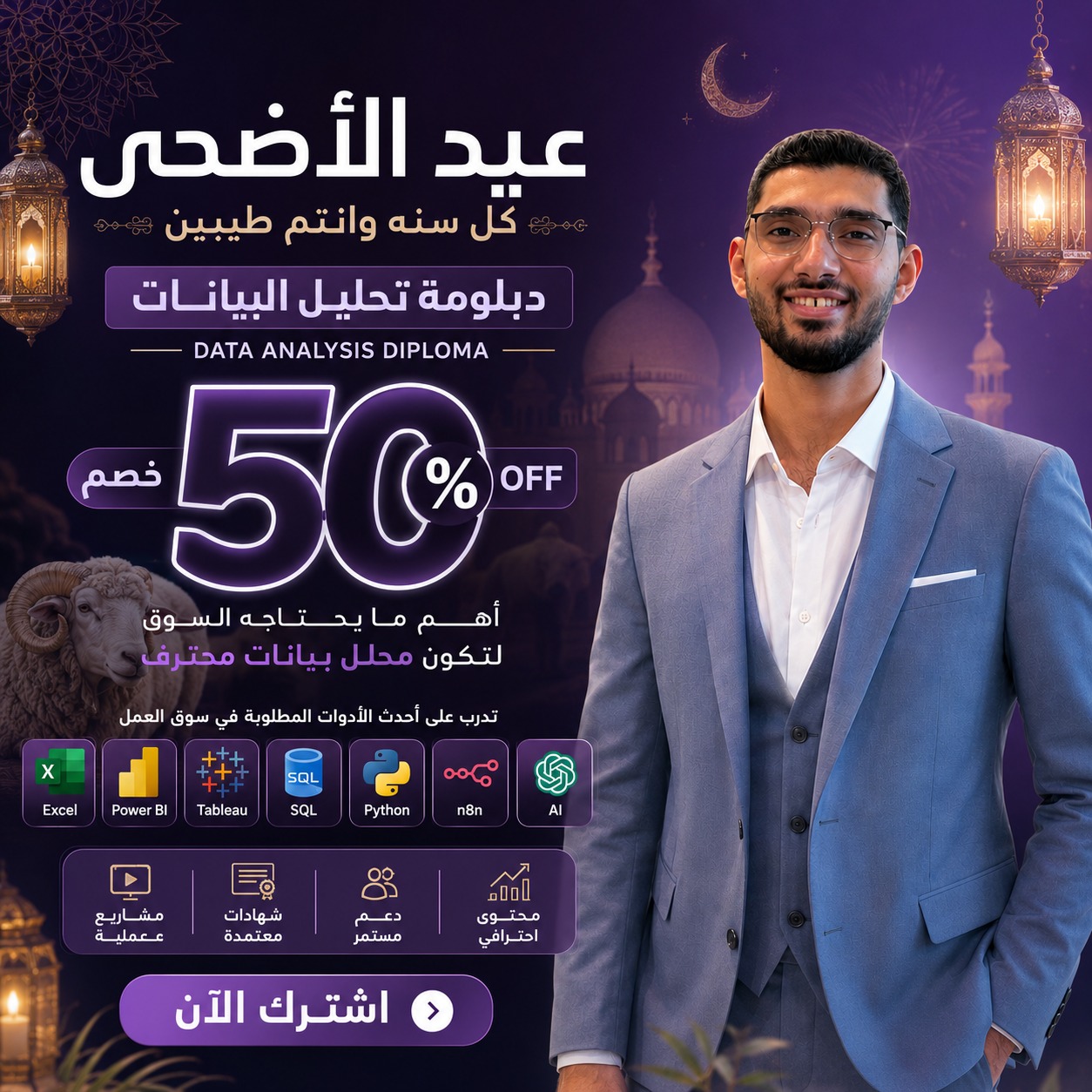 Mazen Analytics Facebook ad