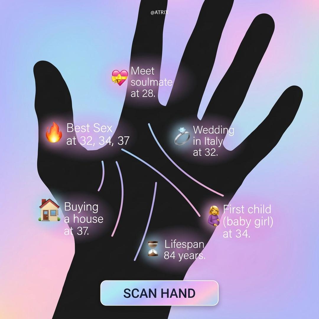 AthilCosmicharmony Facebook ad: See What Your Palm Reveals