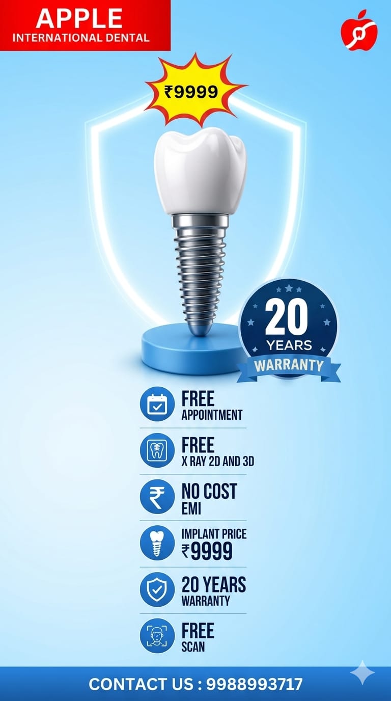 Apple International Dental Facebook ad from May 6, 2026