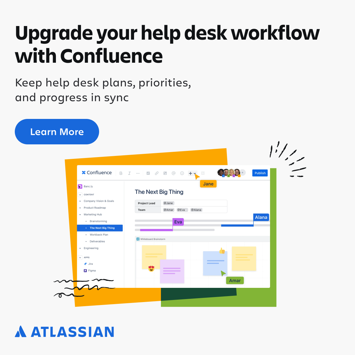 Atlassian Facebook ad