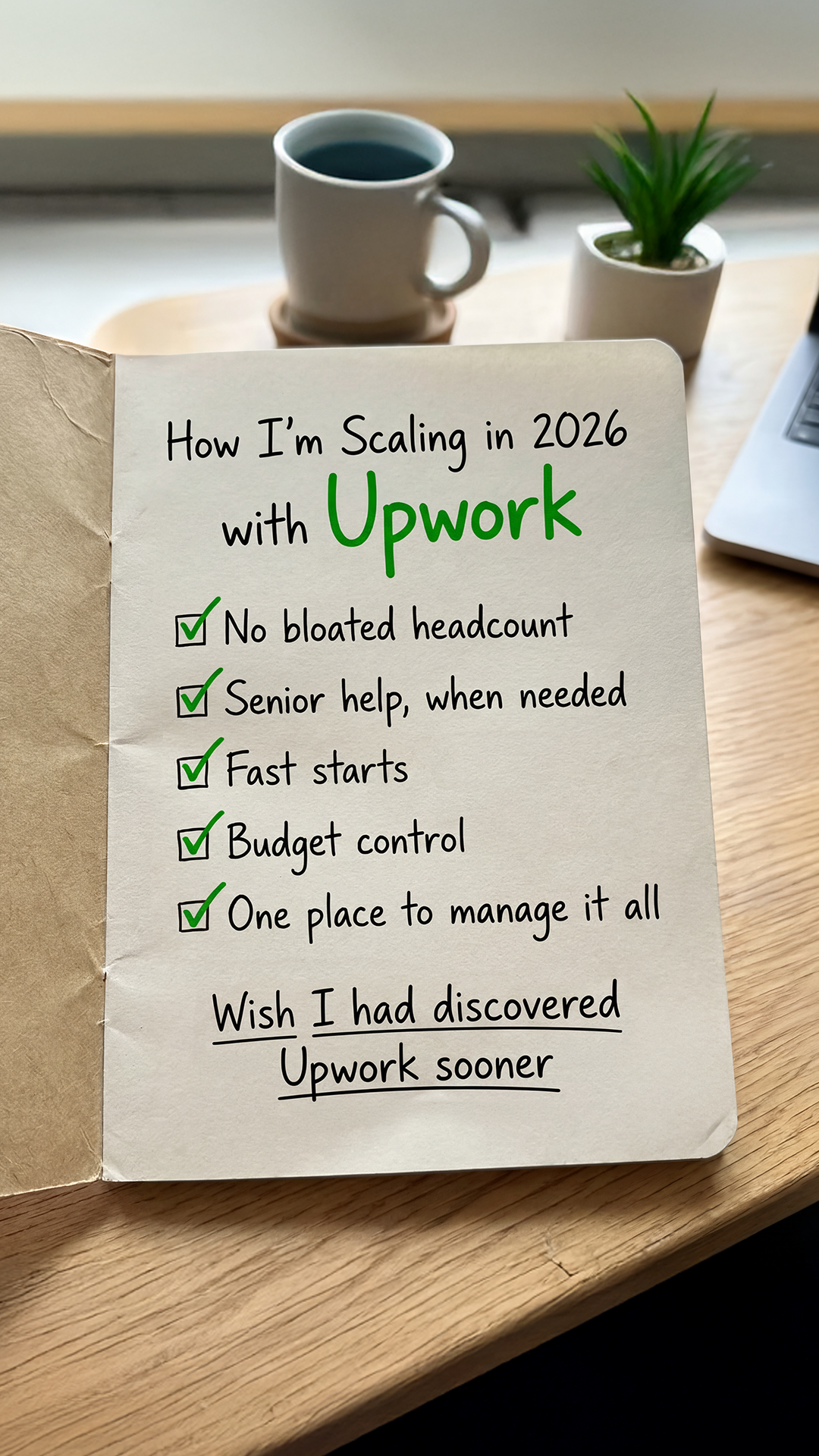 Upwork Facebook ad