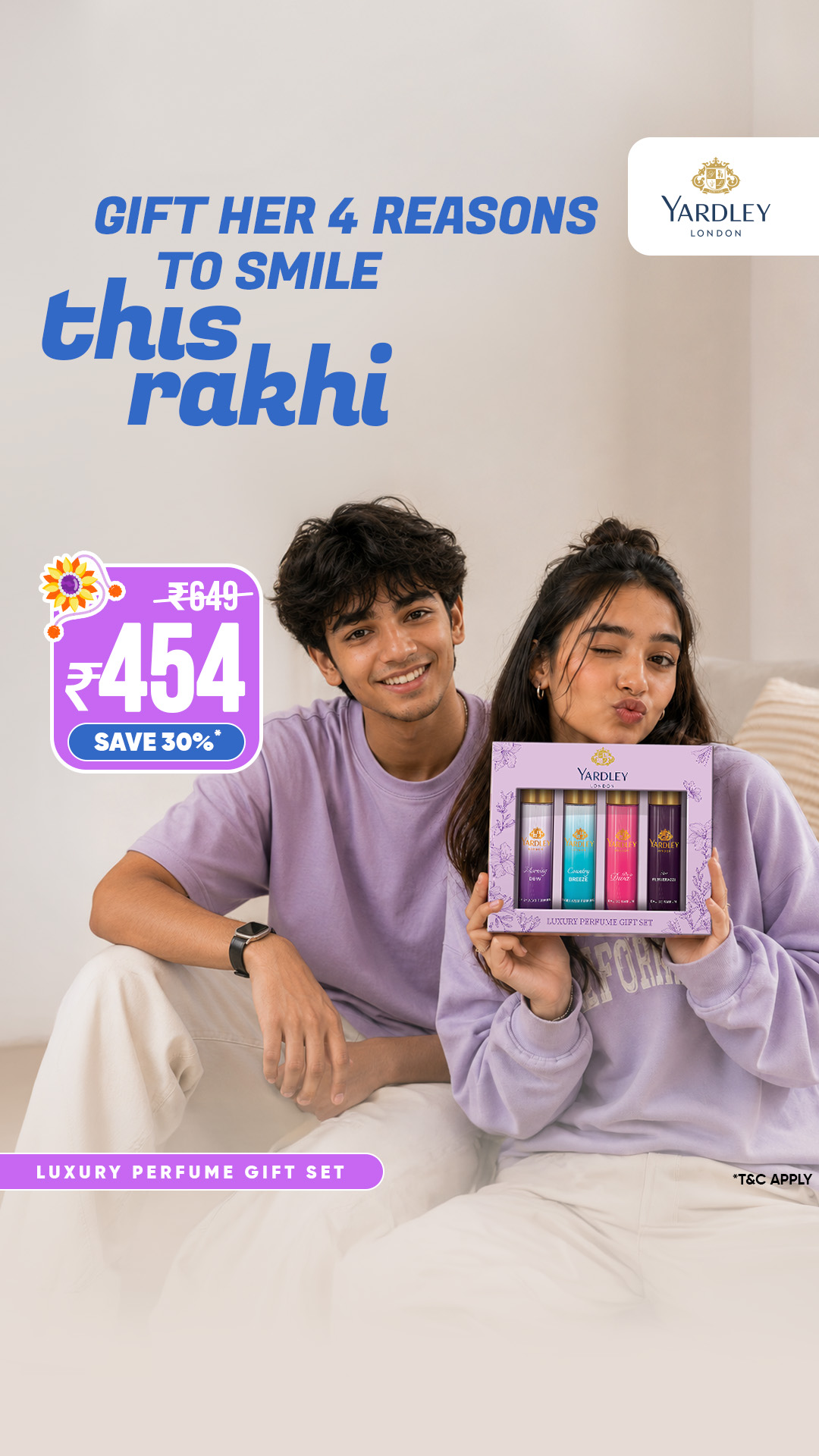 Yardley of London Facebook ad
