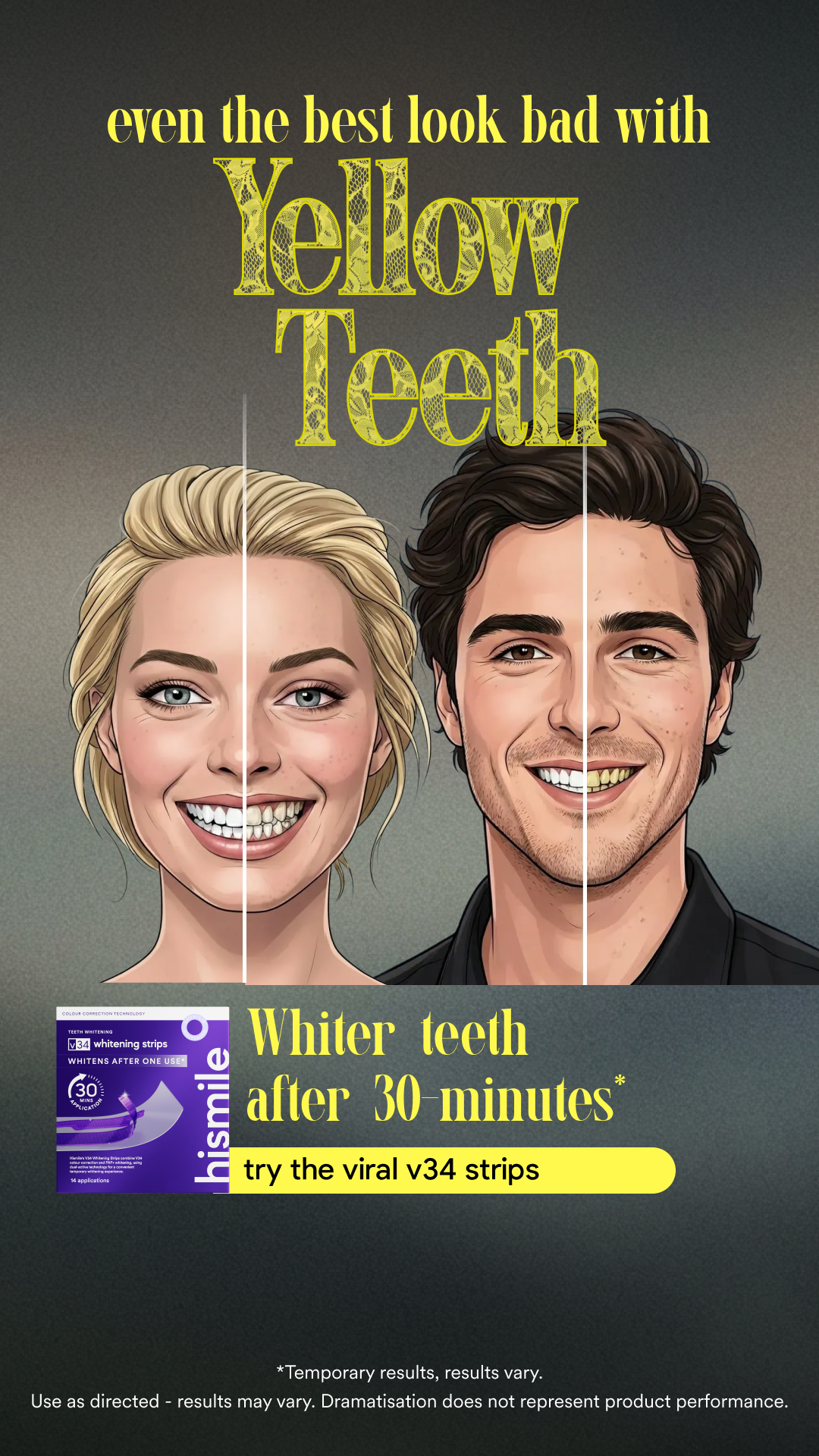 Hismile Facebook ad