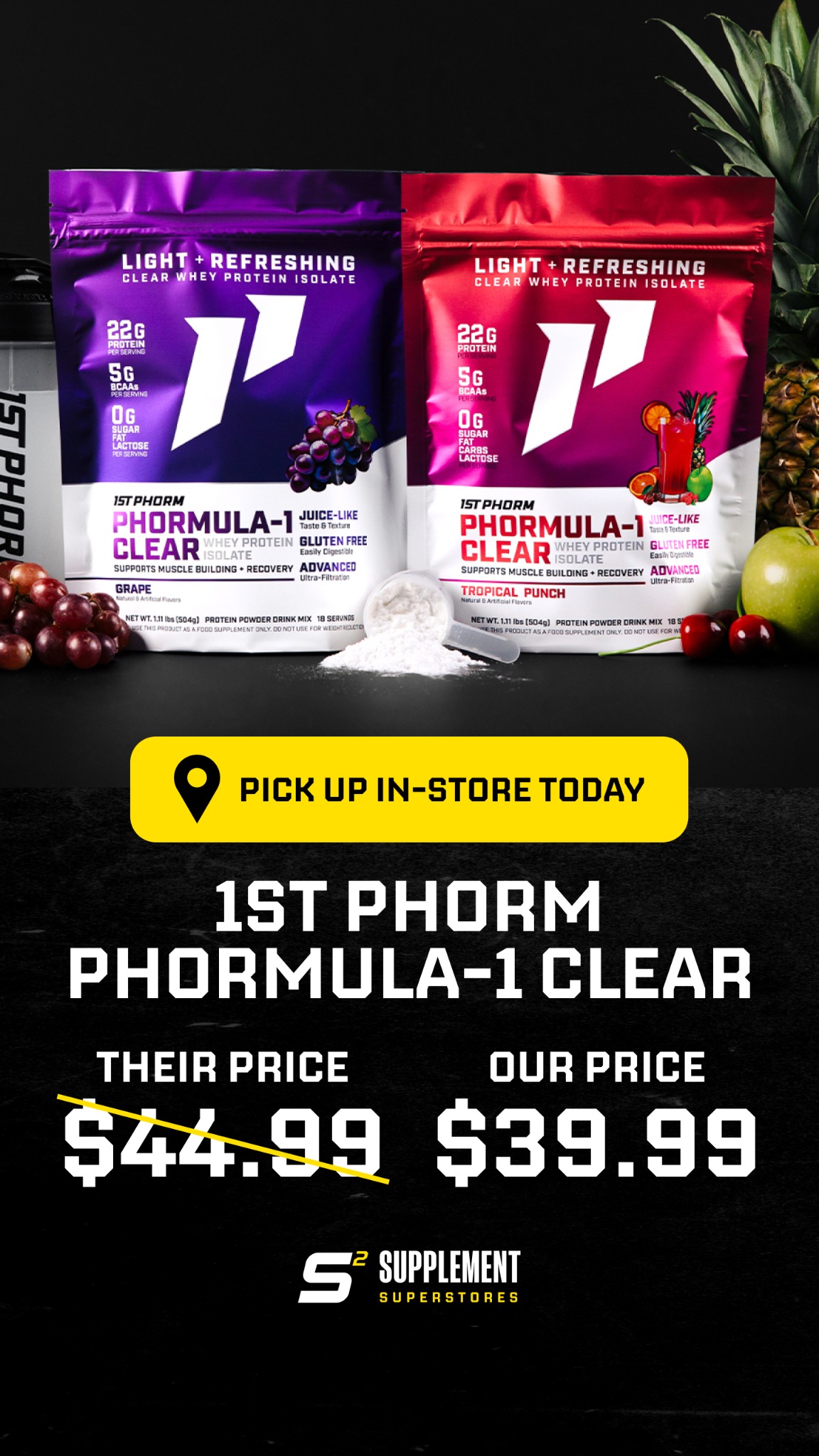 Supplement Superstores Facebook ad