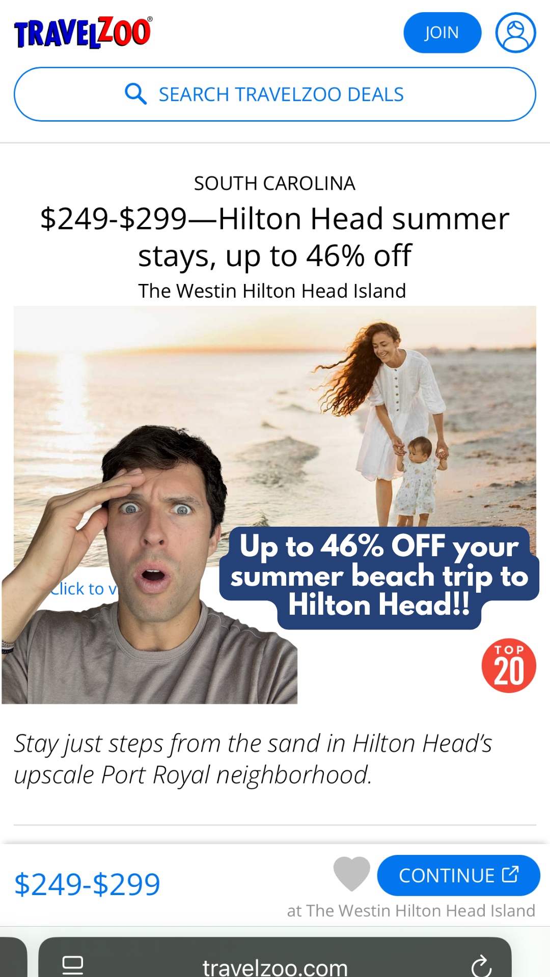 Josh Hublitz Facebook ad