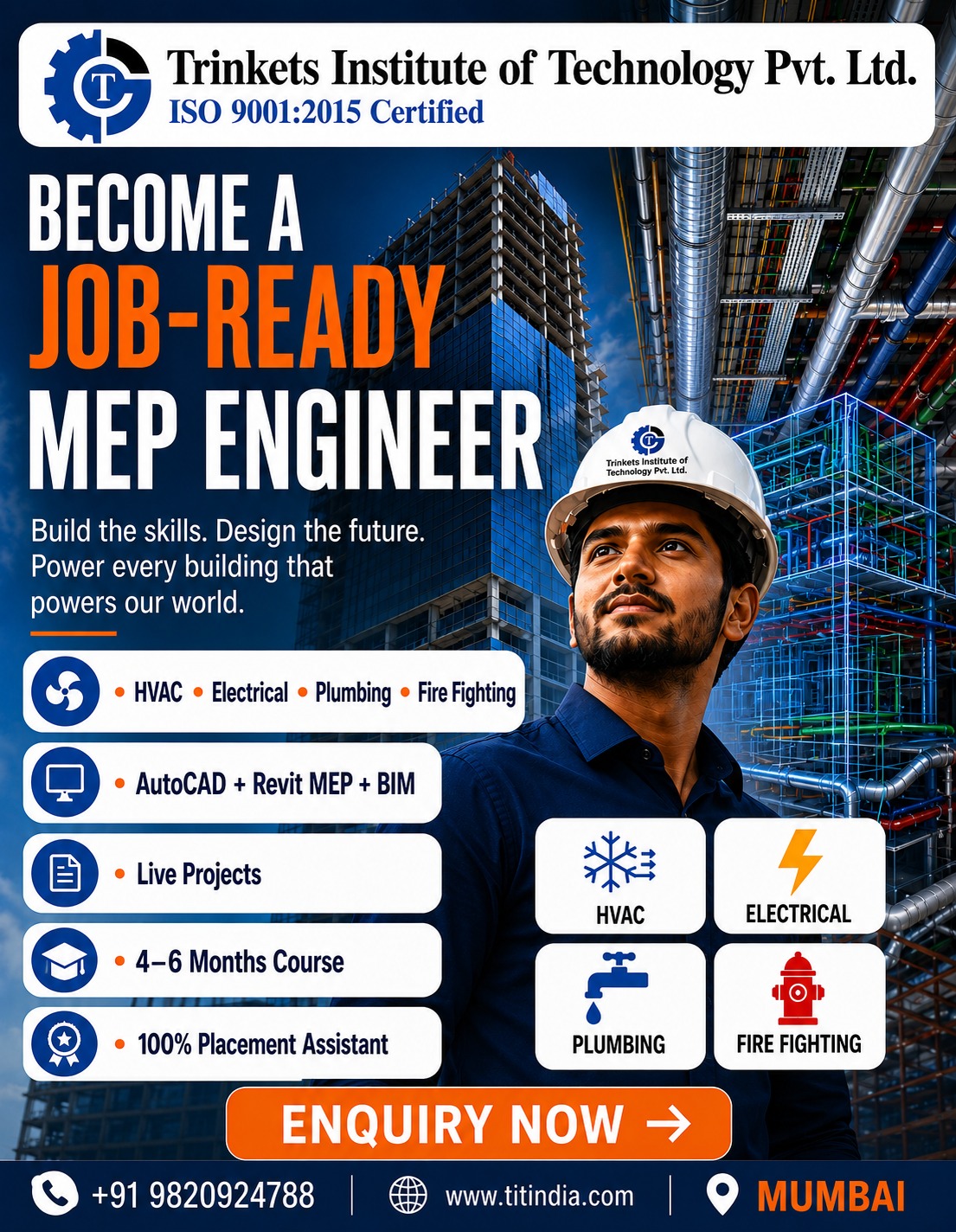 Trinkets Institute Of Technology Pvt Ltd Facebook ad: Fill the Form to Enquire Now!
