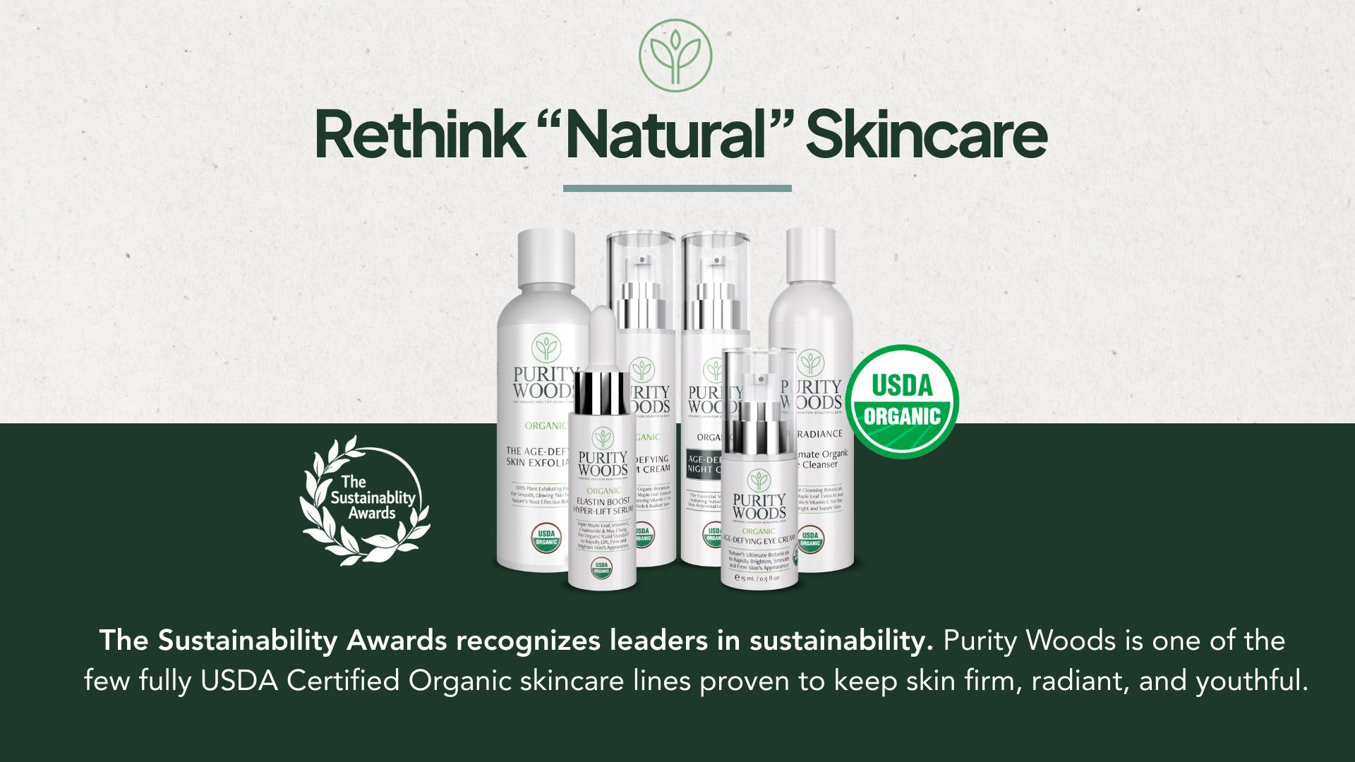 The Sustainability Awards Facebook ad