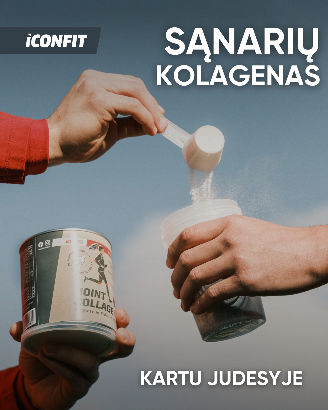 ICON FIT Lietuva Facebook ad: ICONFIT sąnarių kolagenas