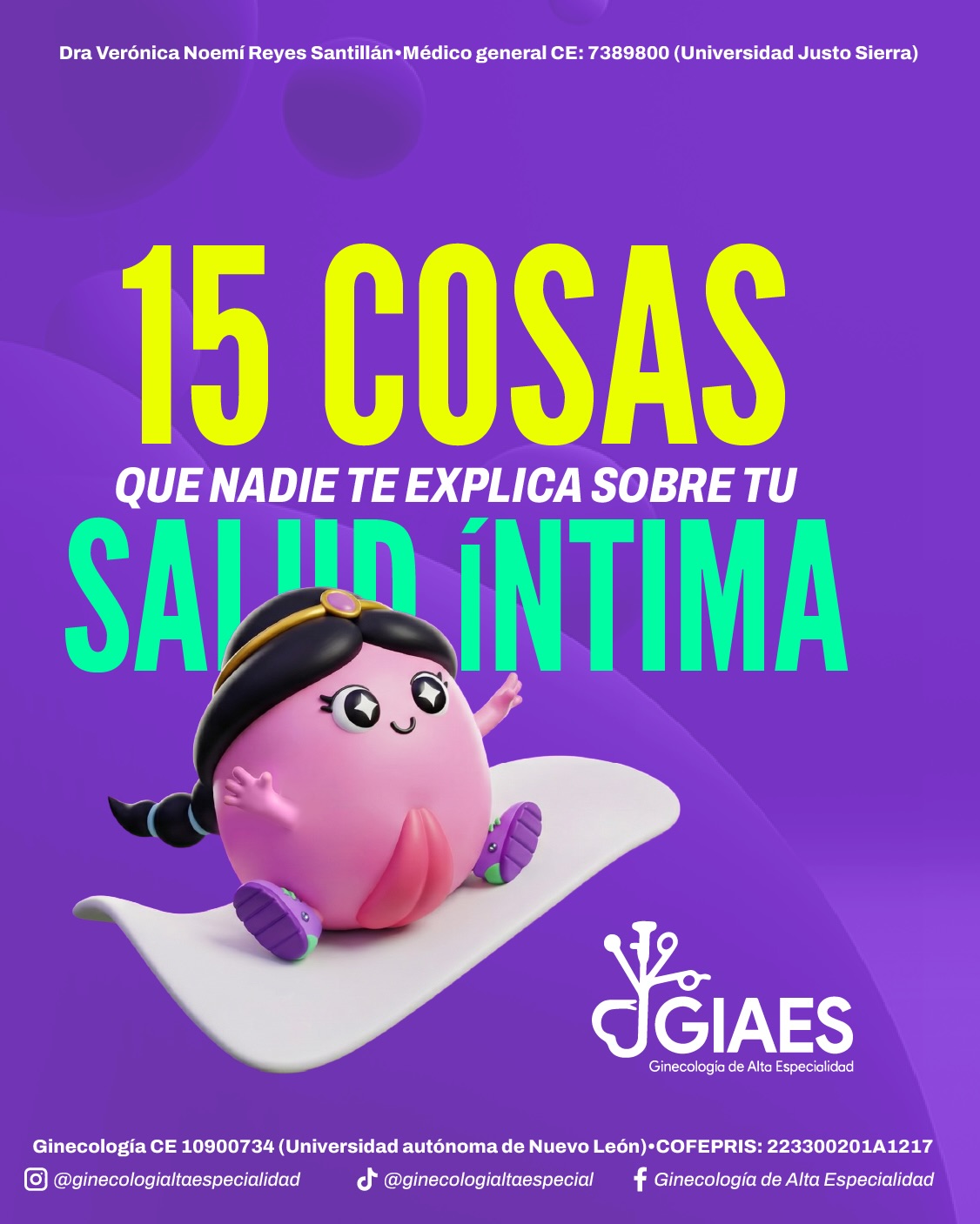 Ginecología de Alta Especialidad Dra. Verónica Reyes Santillán Facebook ad: Hay cosas que no te enseñan en la…