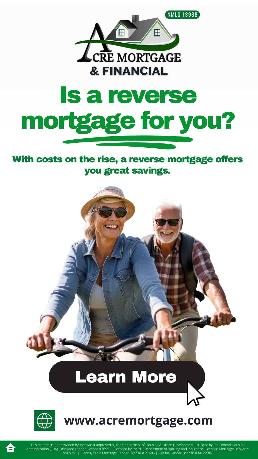 Acre Mortgage & Financial, Inc Facebook ad