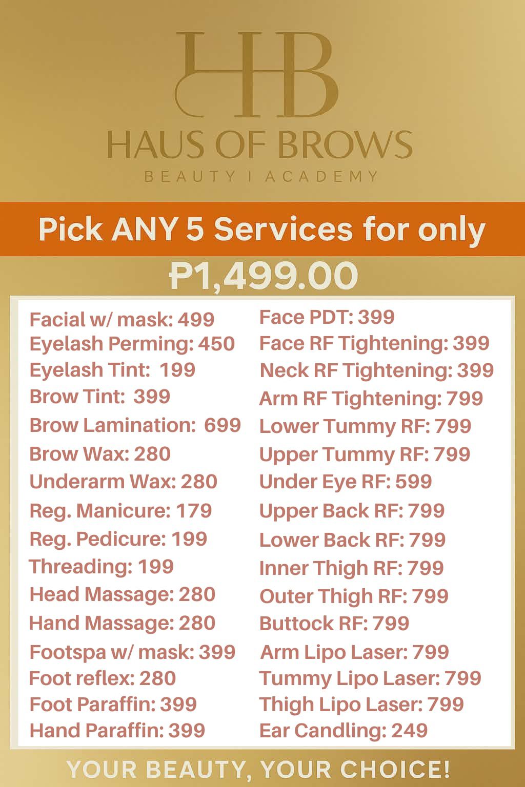 Haus of Brows Beauty and Academy -  SM Gensan Facebook ad