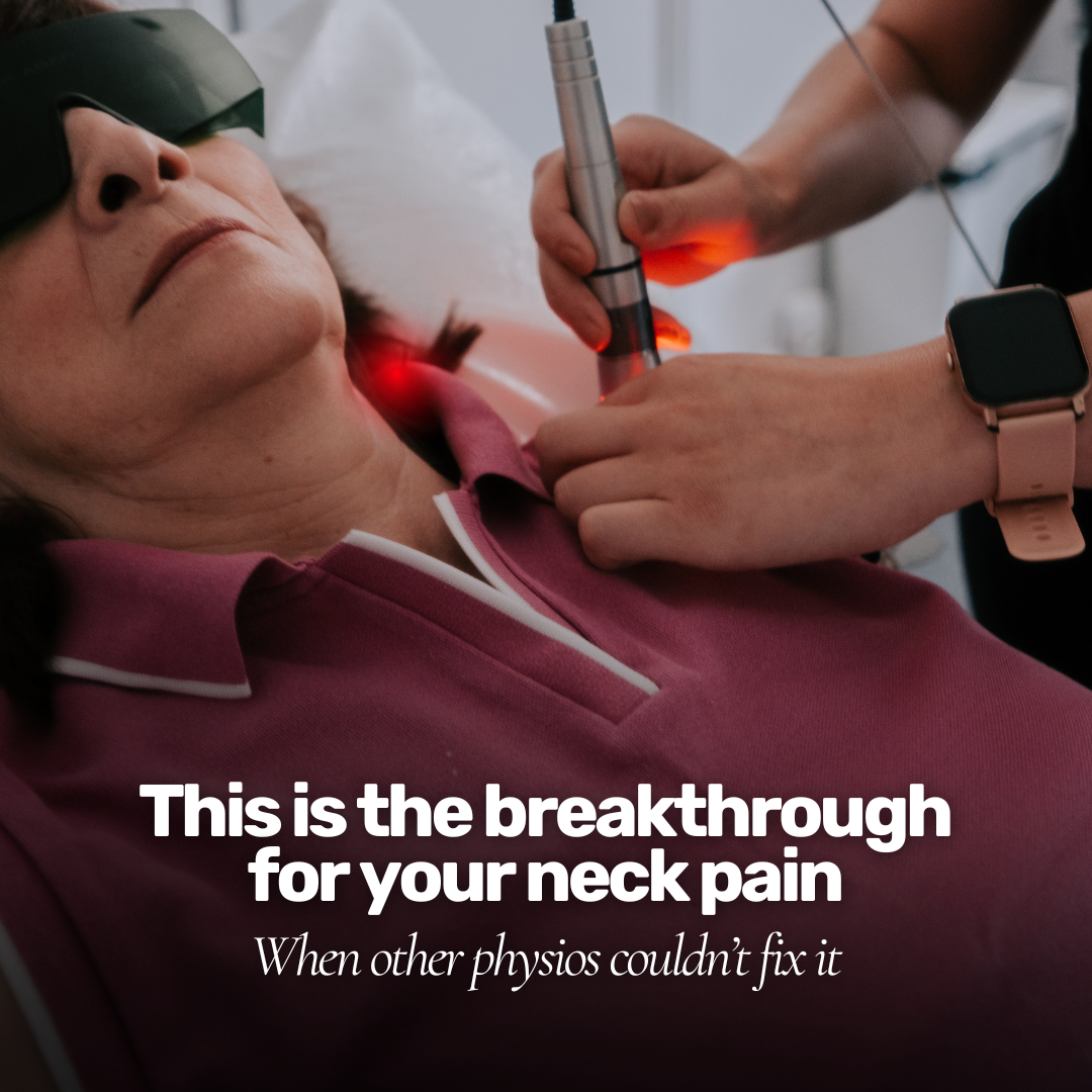 St Giles Physiotherapy Facebook ad: Fix your neck - Save 50% on your first session