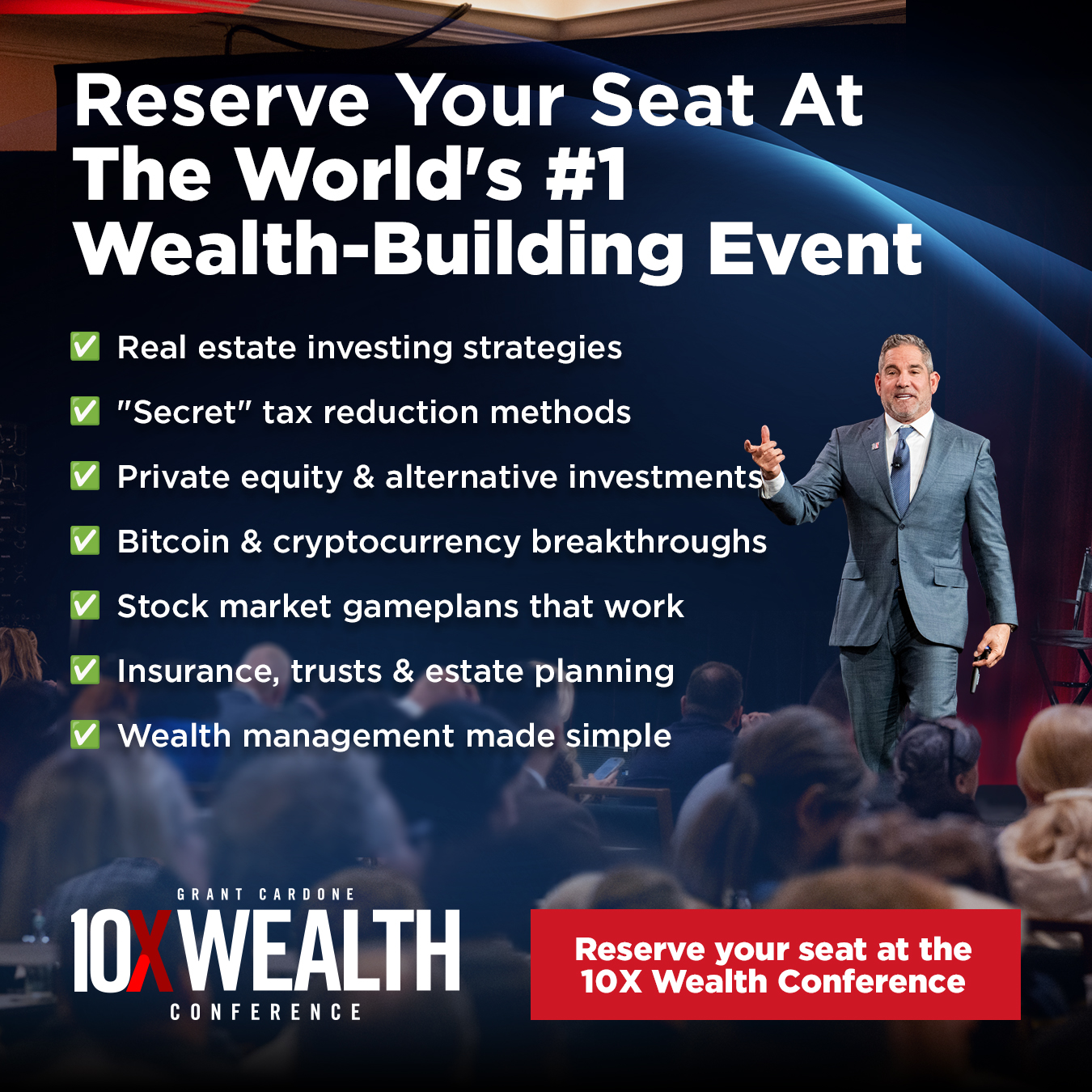 Grant Cardone Enterprises Facebook ad