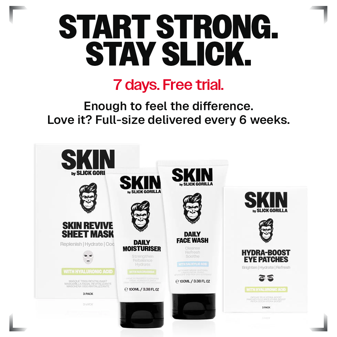 Slick Gorilla Facebook ad: Try Skin by Slick Free
