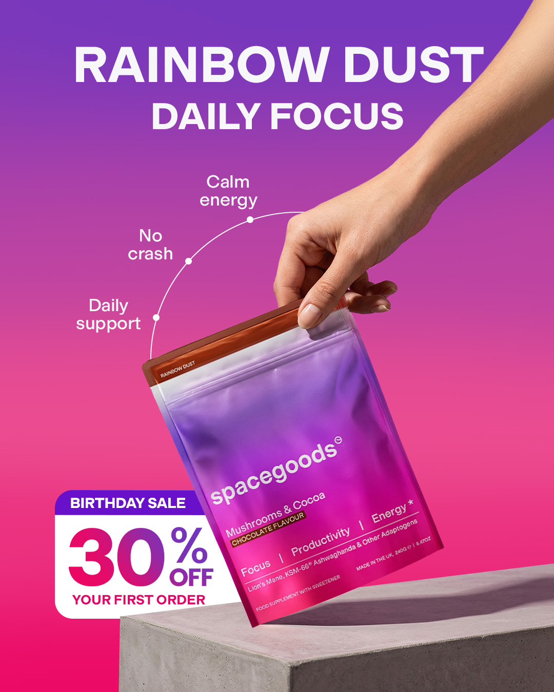 Spacegoods Facebook ad