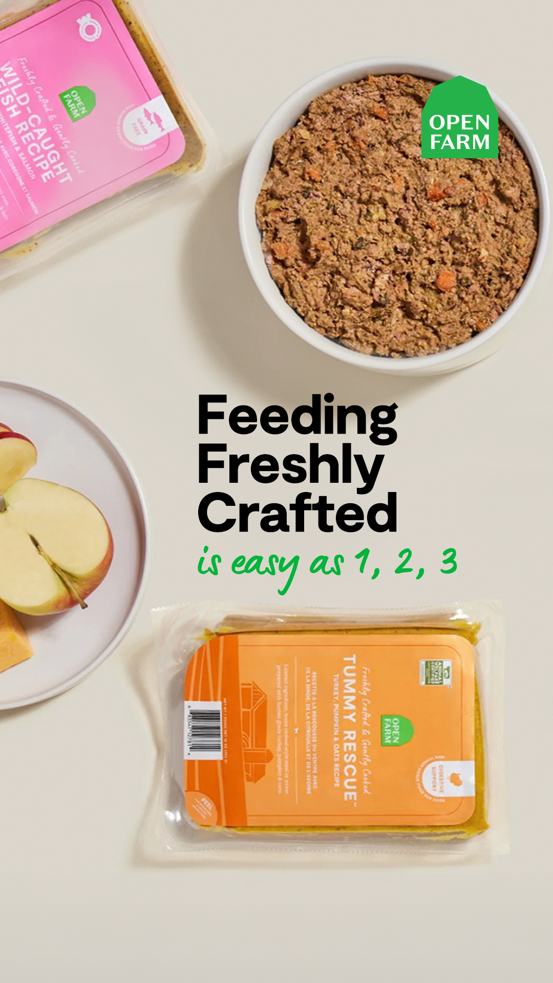 Open Farm Facebook ad