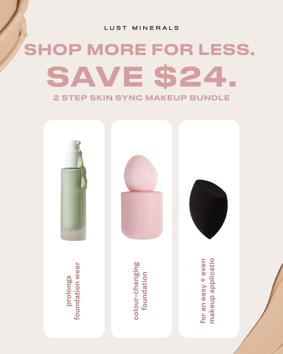 Lust Minerals Facebook ad