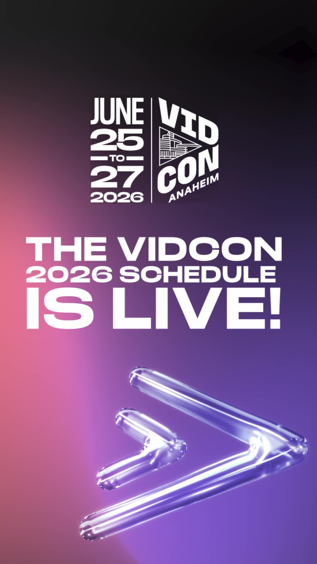 VidCon Facebook ad