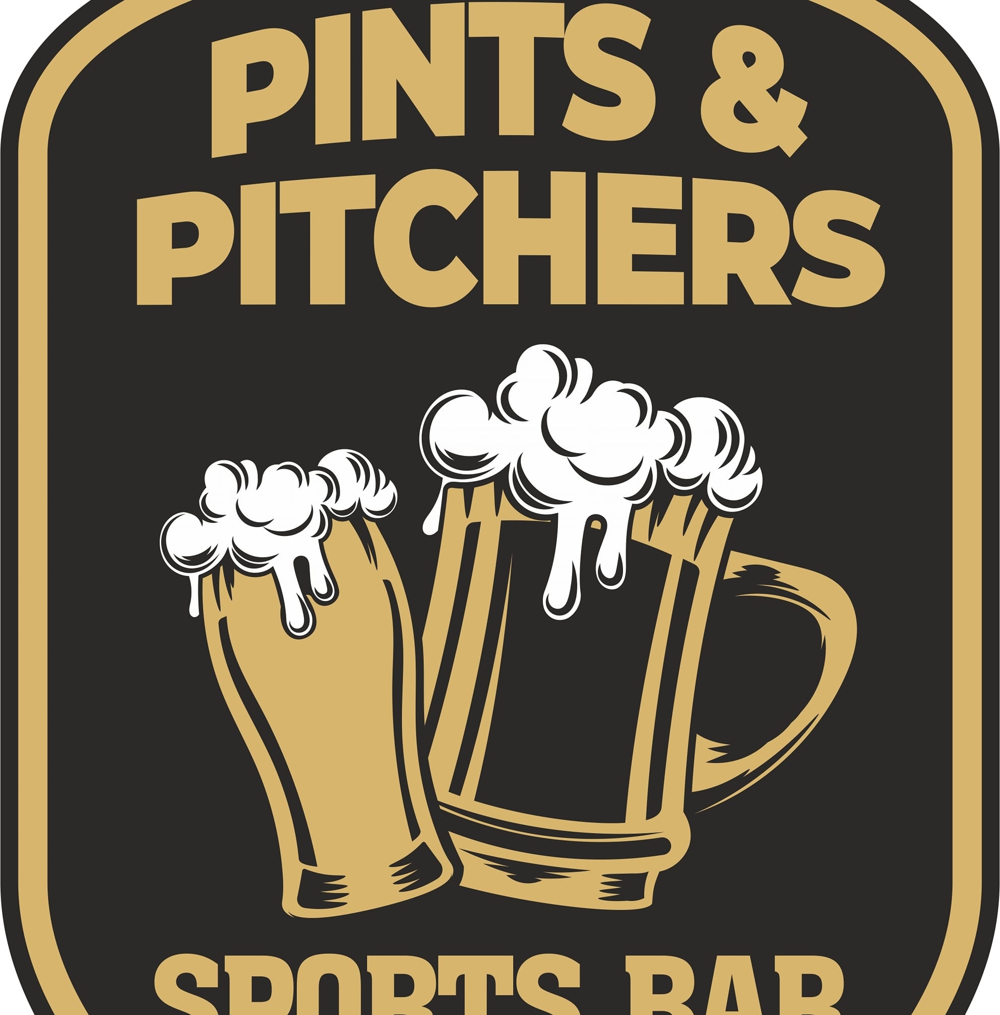Pints and Pitchers Sports Bar Facebook ad: We take group bookings from 6 to 40…