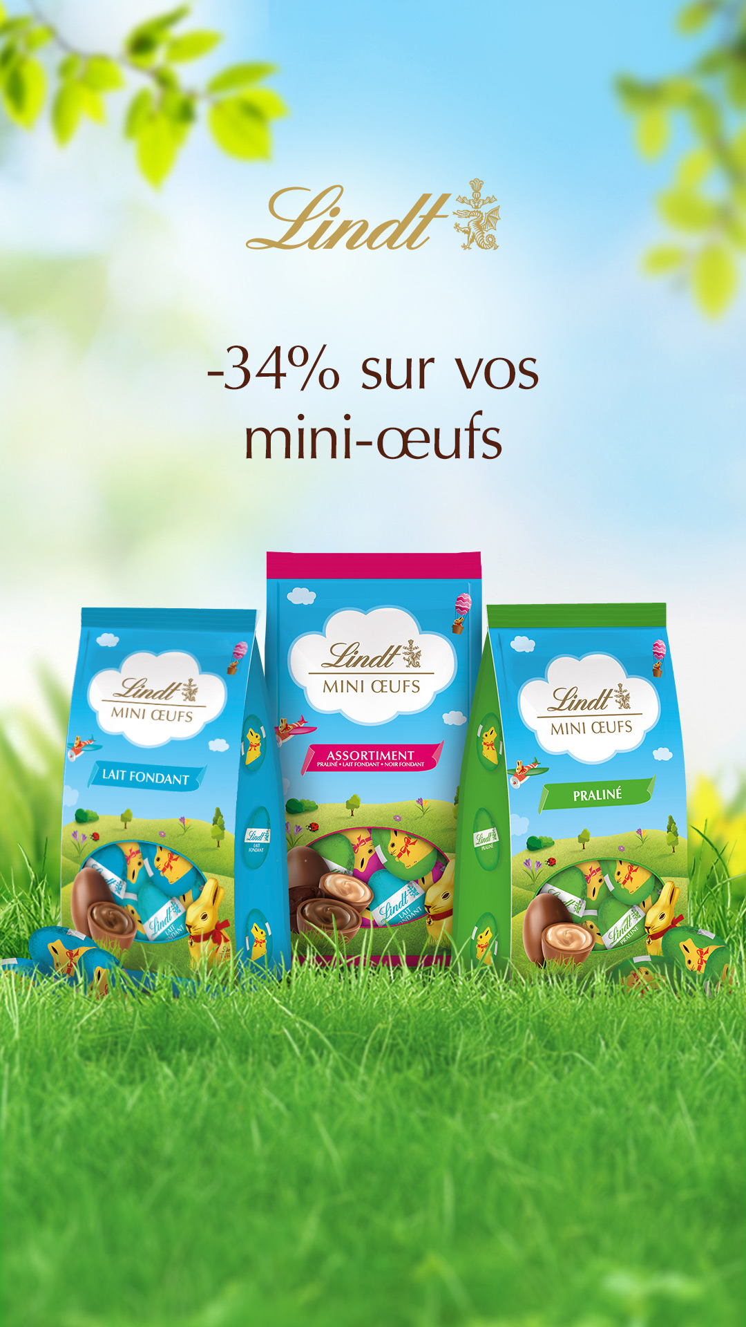 Lindt Facebook ad