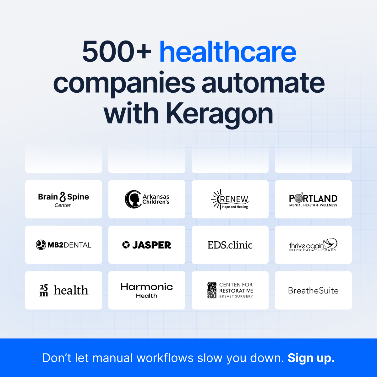 Keragon Facebook ad from Mar 23, 2026
