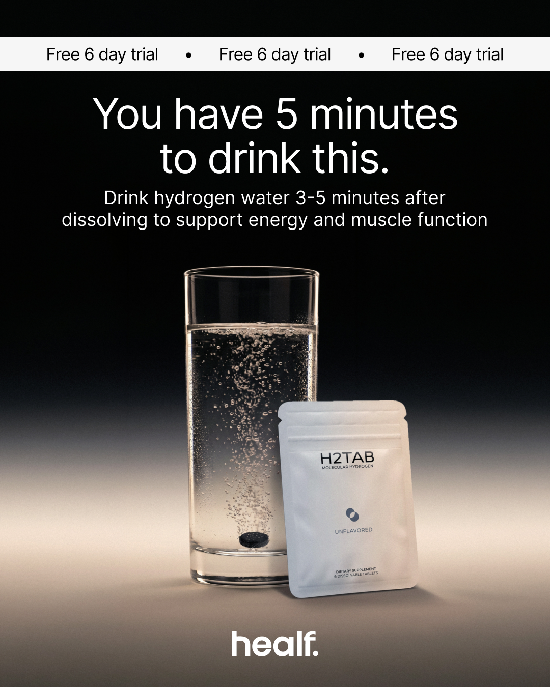 Healf. Facebook ad