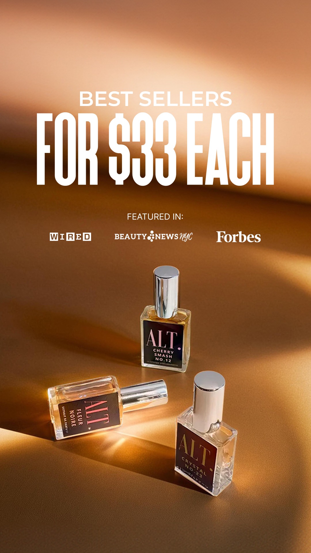 ALT. Fragrances Facebook ad