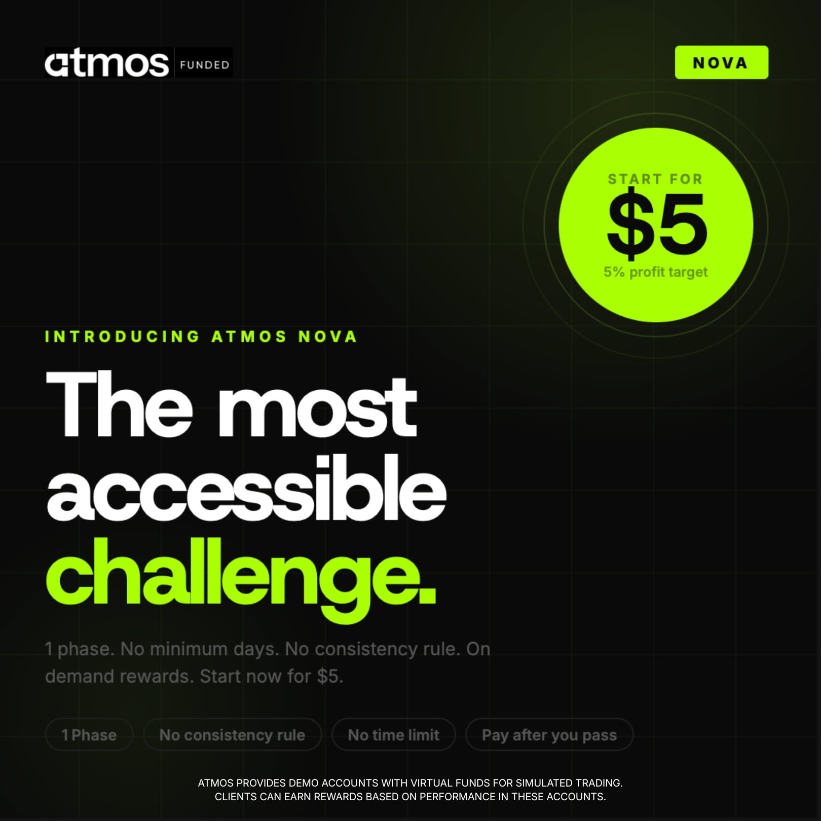 Atmos Funded Facebook ad