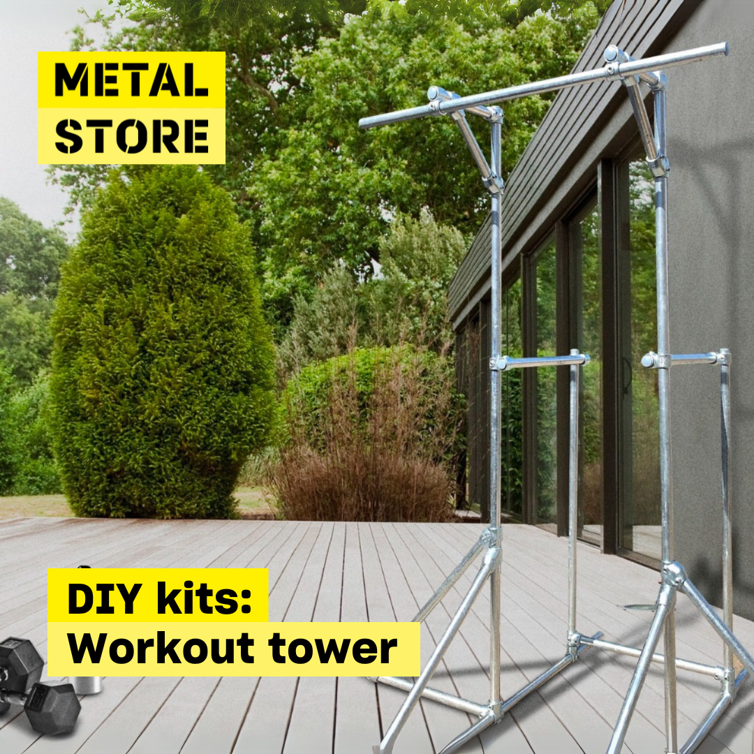 The Metal Store Facebook ad: Build your home gym with ease.