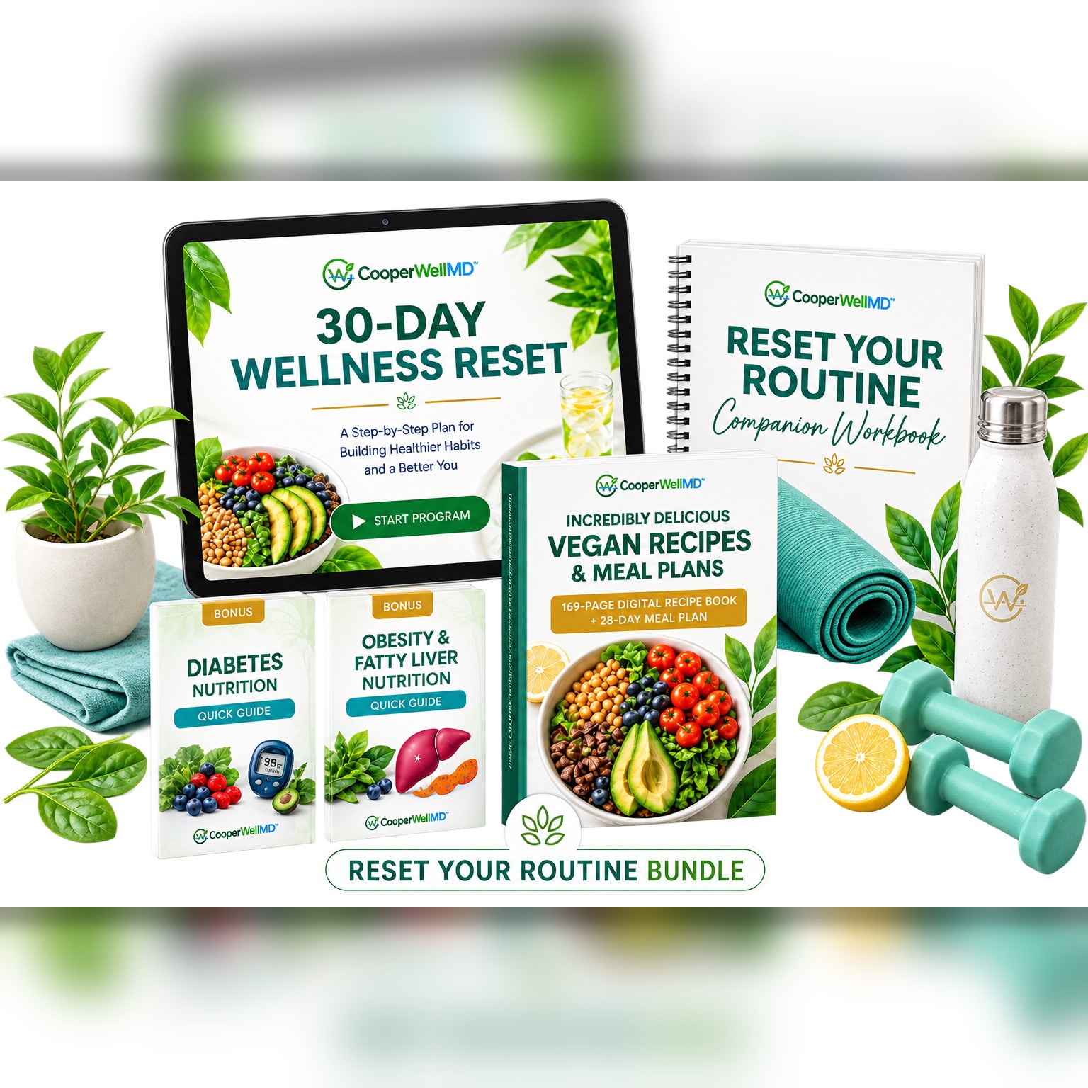 Cooper Wellness & Disease Prevention Center Facebook ad: 30-Day Wellness Reset