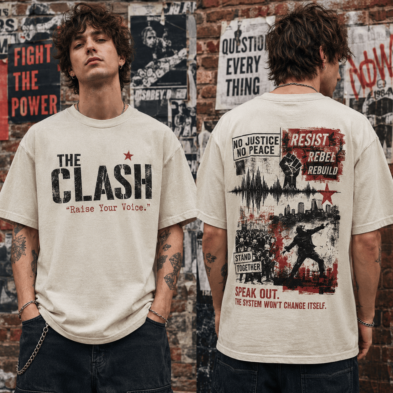 Starlight Club Facebook ad: Punk Rock Rebel Tee
