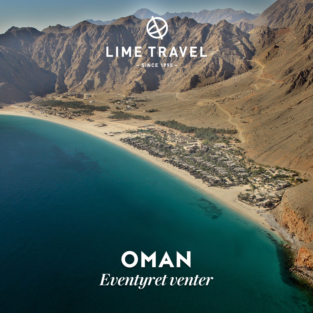 Lime Travel Norge Facebook ad: Oman, Eventyret venter