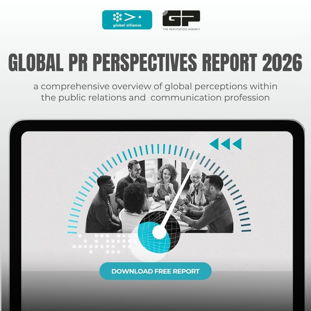 GP - The Reputation Agency Facebook ad: Download Free Report Global PR Perspectives 2026