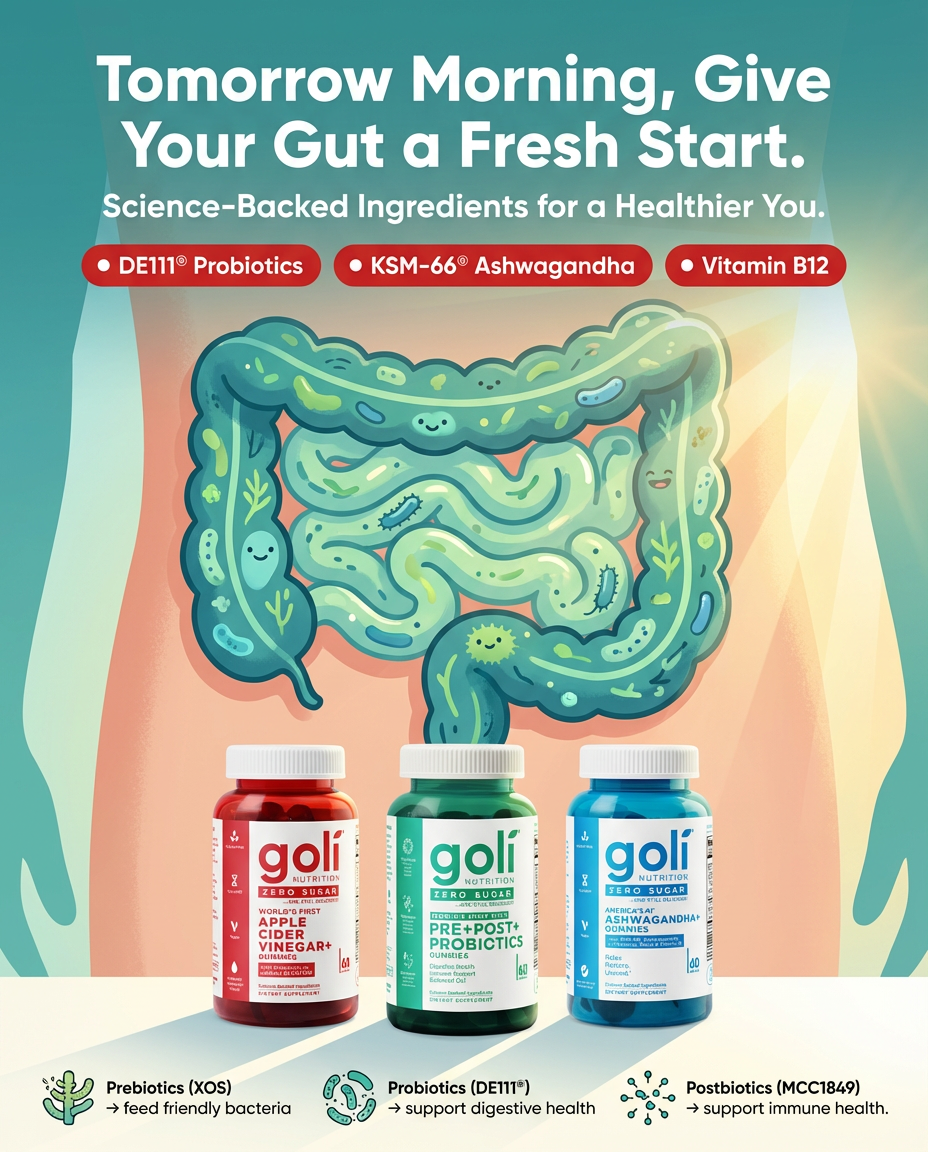 Goli Facebook ad: CODE: NEWYOU2026 - 60% OFF! Buy a Bundle Now! Free Shipping