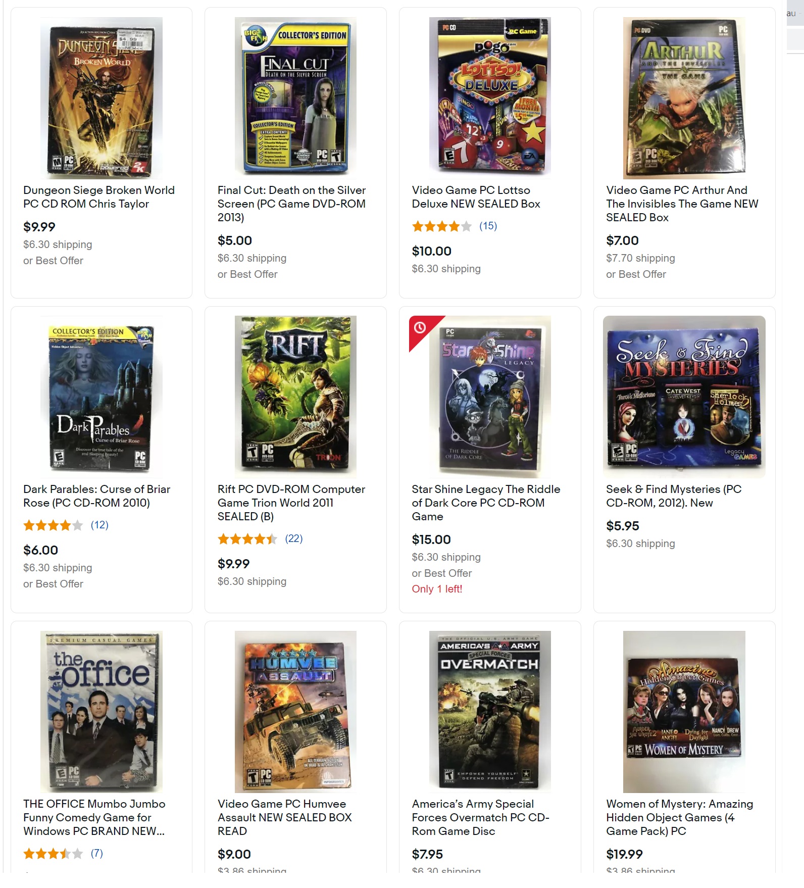 Used PC Games Facebook ad: Specialize in used PC games