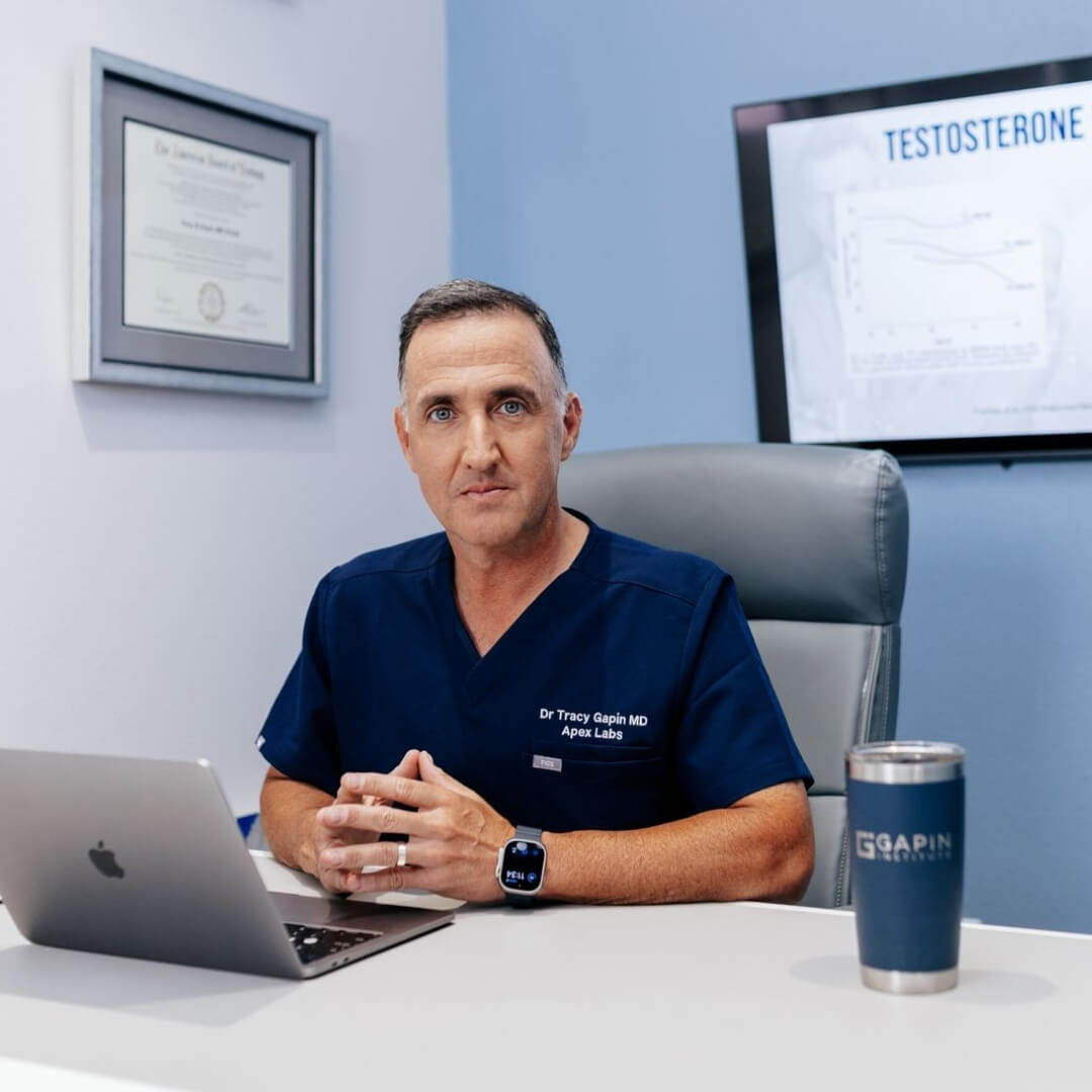 Dr. Tracy Gapin Facebook ad: After 20 years in men's health, I can…