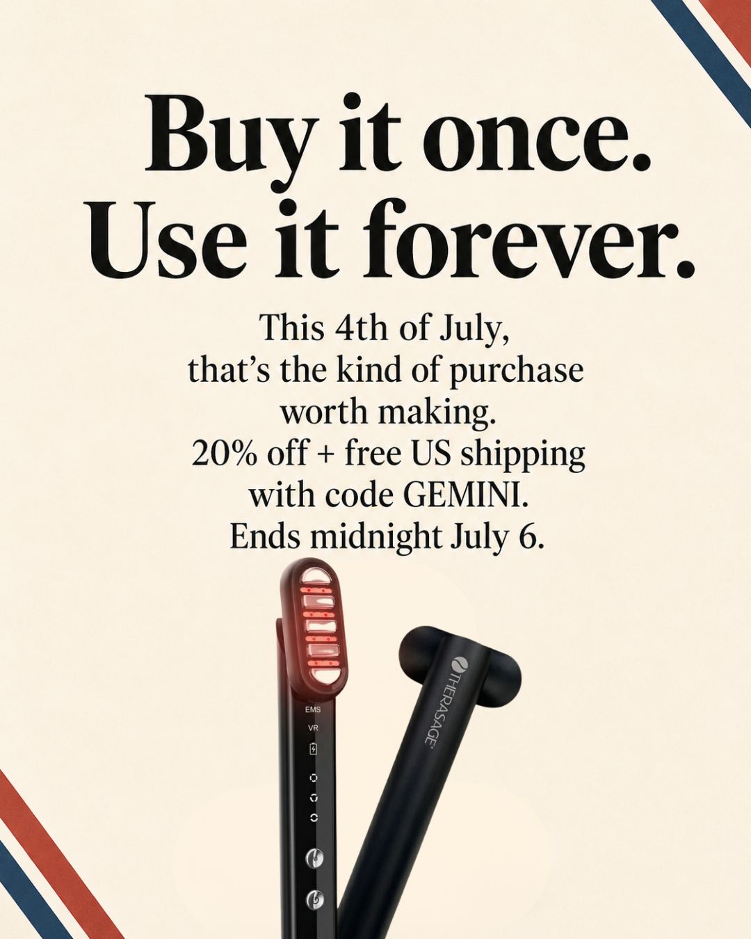 Therasage Facebook ad