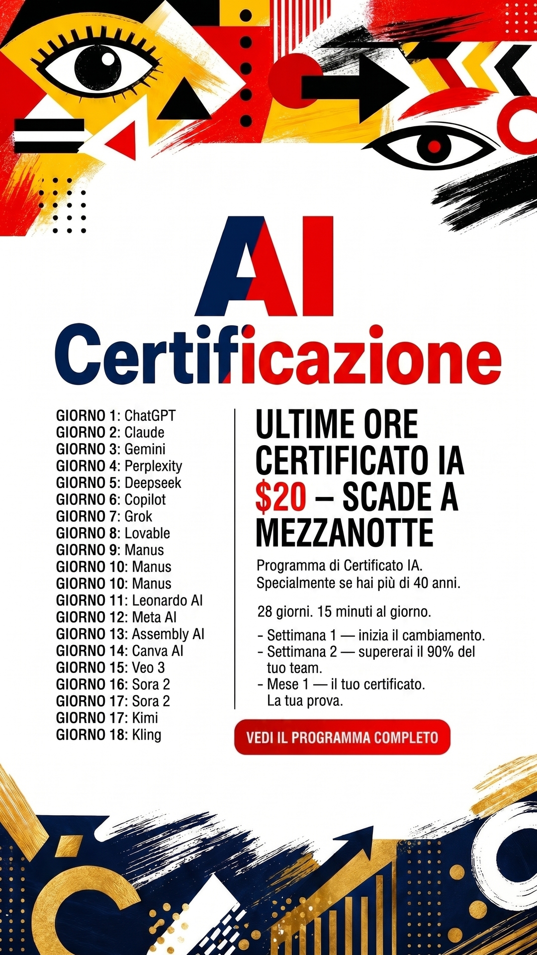 Coursiv AI Mastery Facebook ad: Parti ora