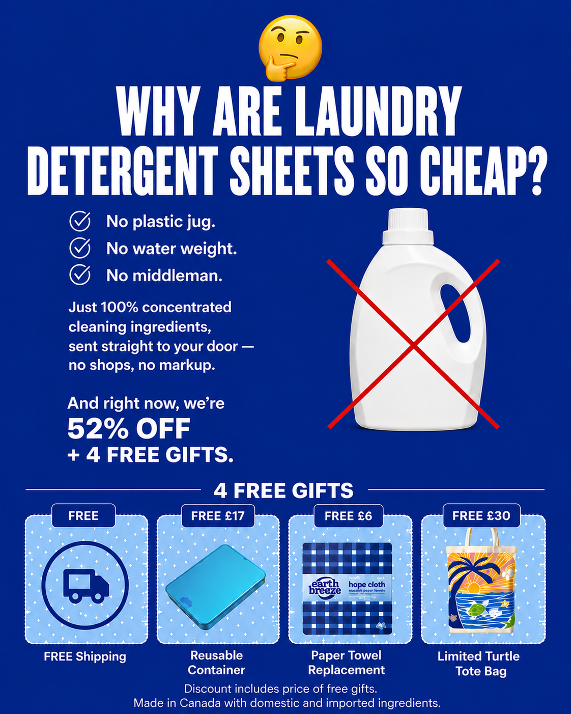 Earth Breeze Facebook ad