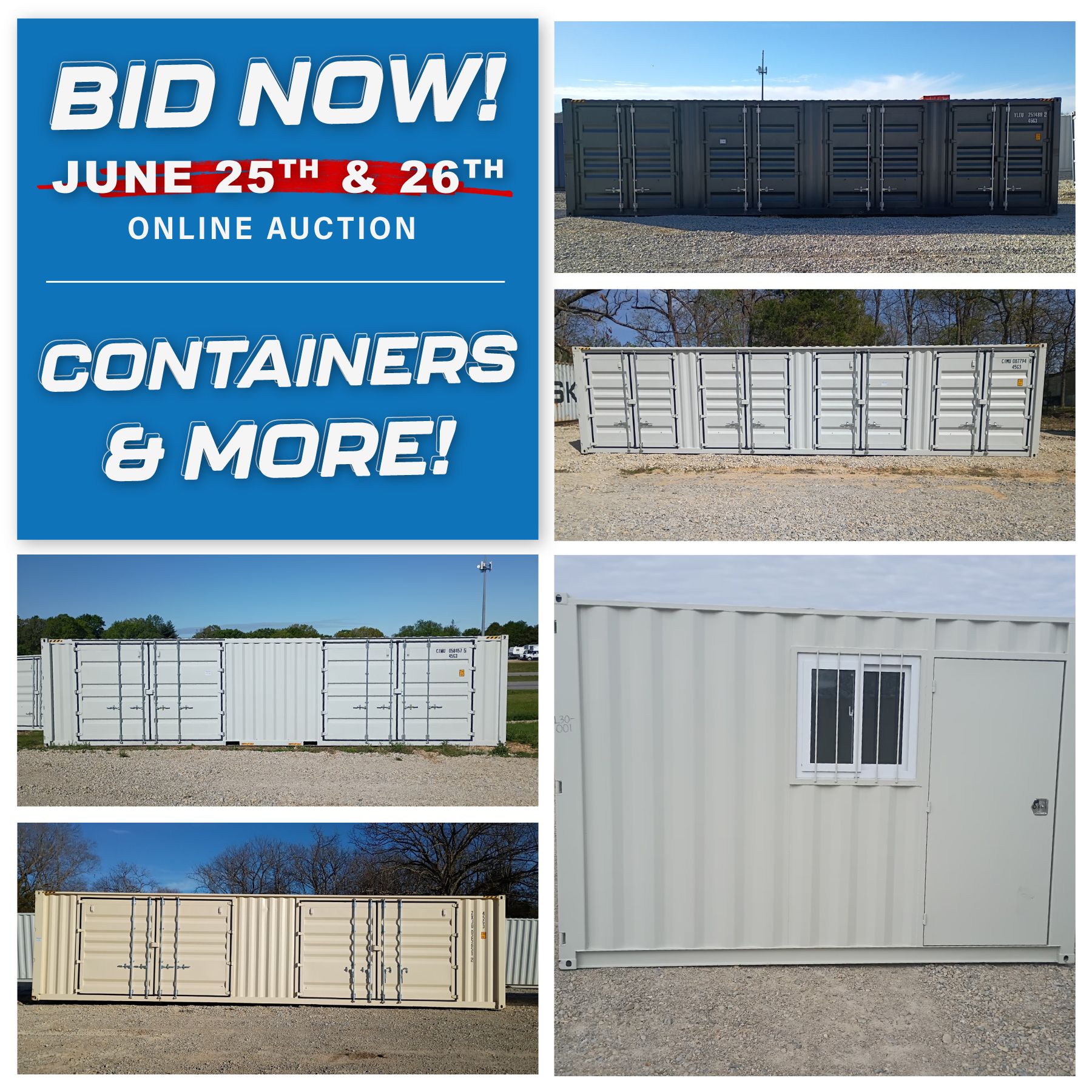 Sexton Auctioneers Facebook ad: Bid on Quality Equipment from the Comfort of Your Home