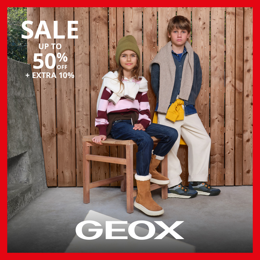 GEOX Facebook ad: Geox Kids Sale: all to discover!