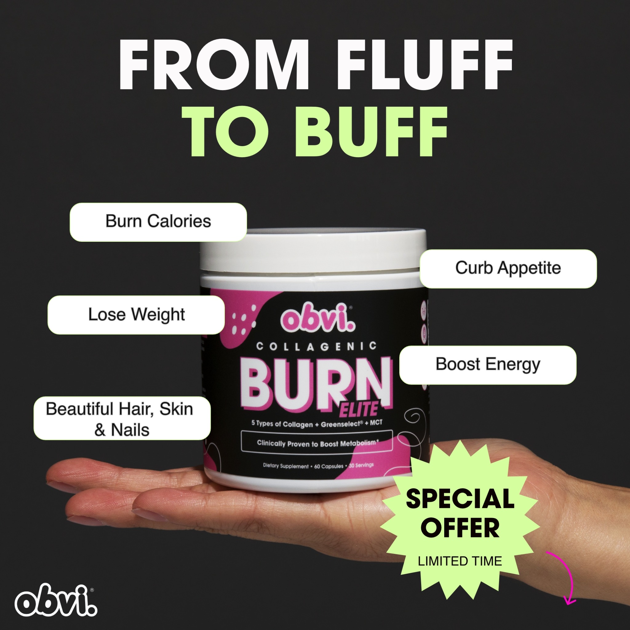 Obvi Health Facebook ad