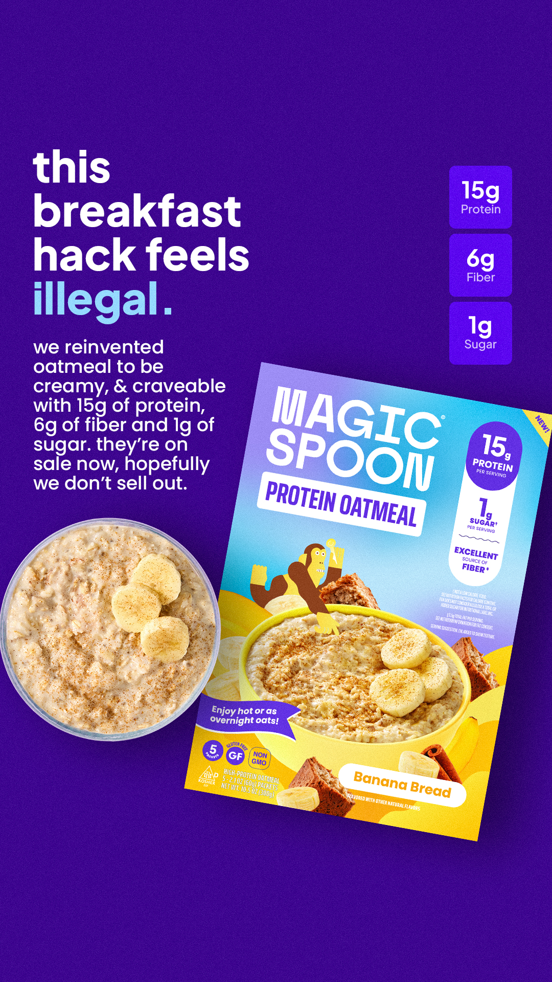 Magic Spoon Cereal Facebook ad
