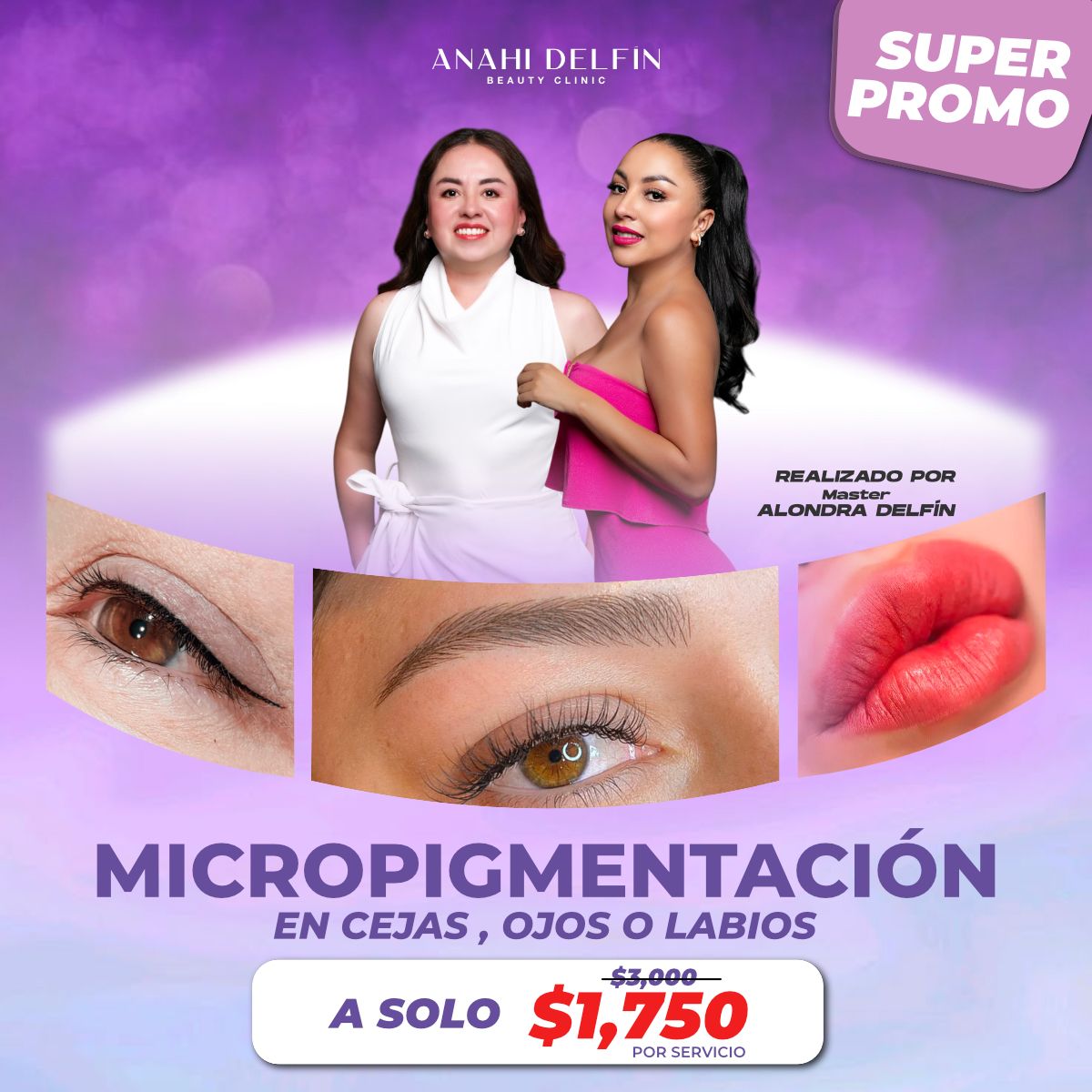 Anahi Delfin Beauty Clinic Facebook ad