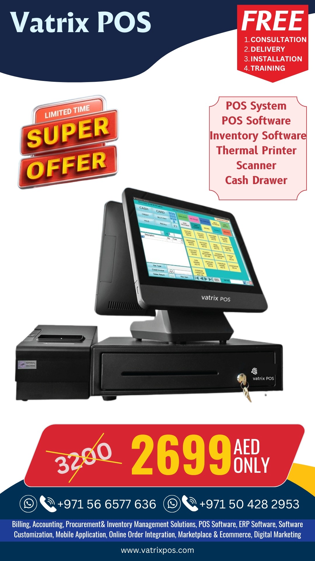 Vatrix POS & ERP Facebook ad