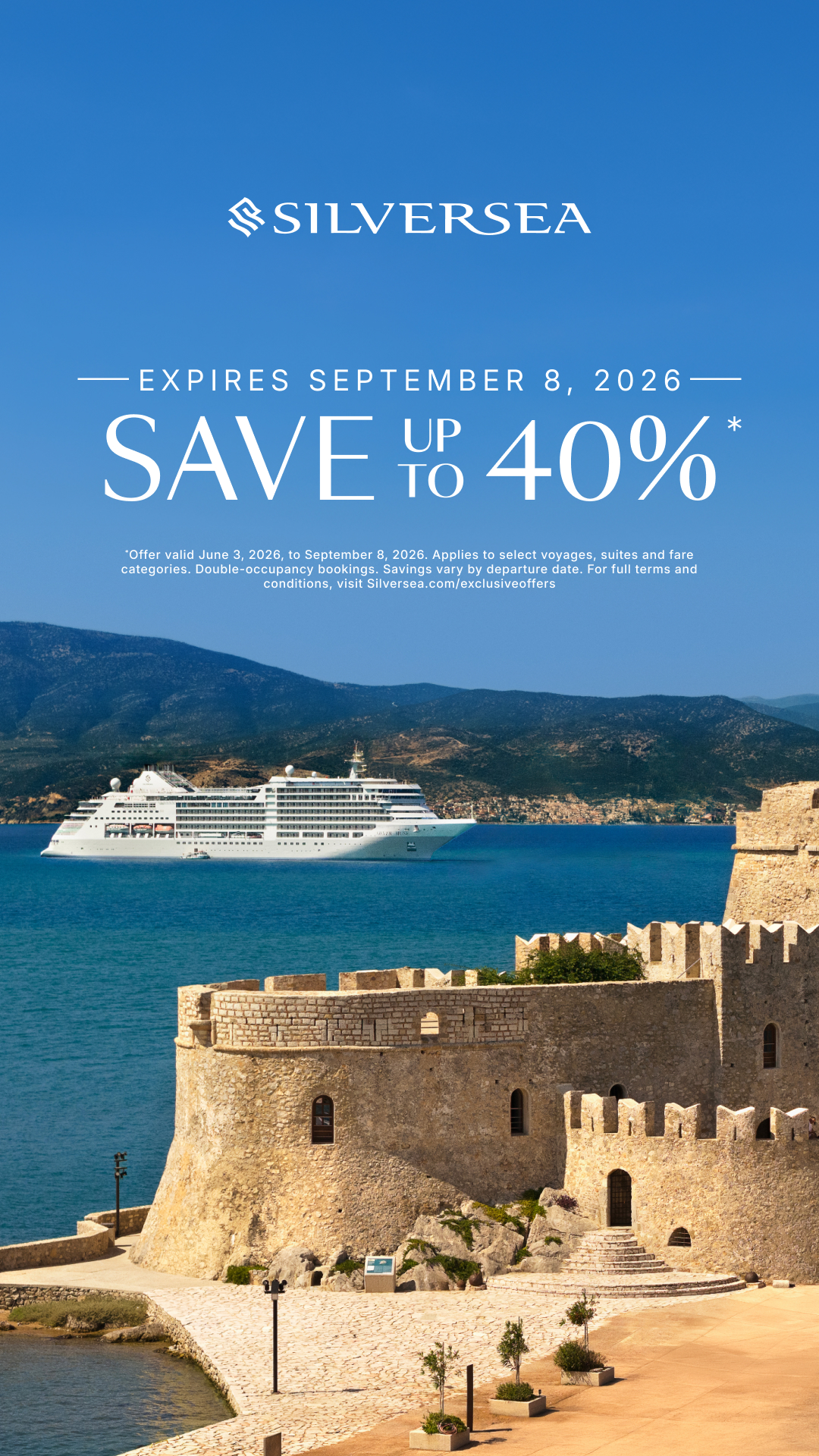 Silversea Facebook ad